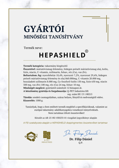 HEPASHIELD- Májvédő és májtámogató lovaknak