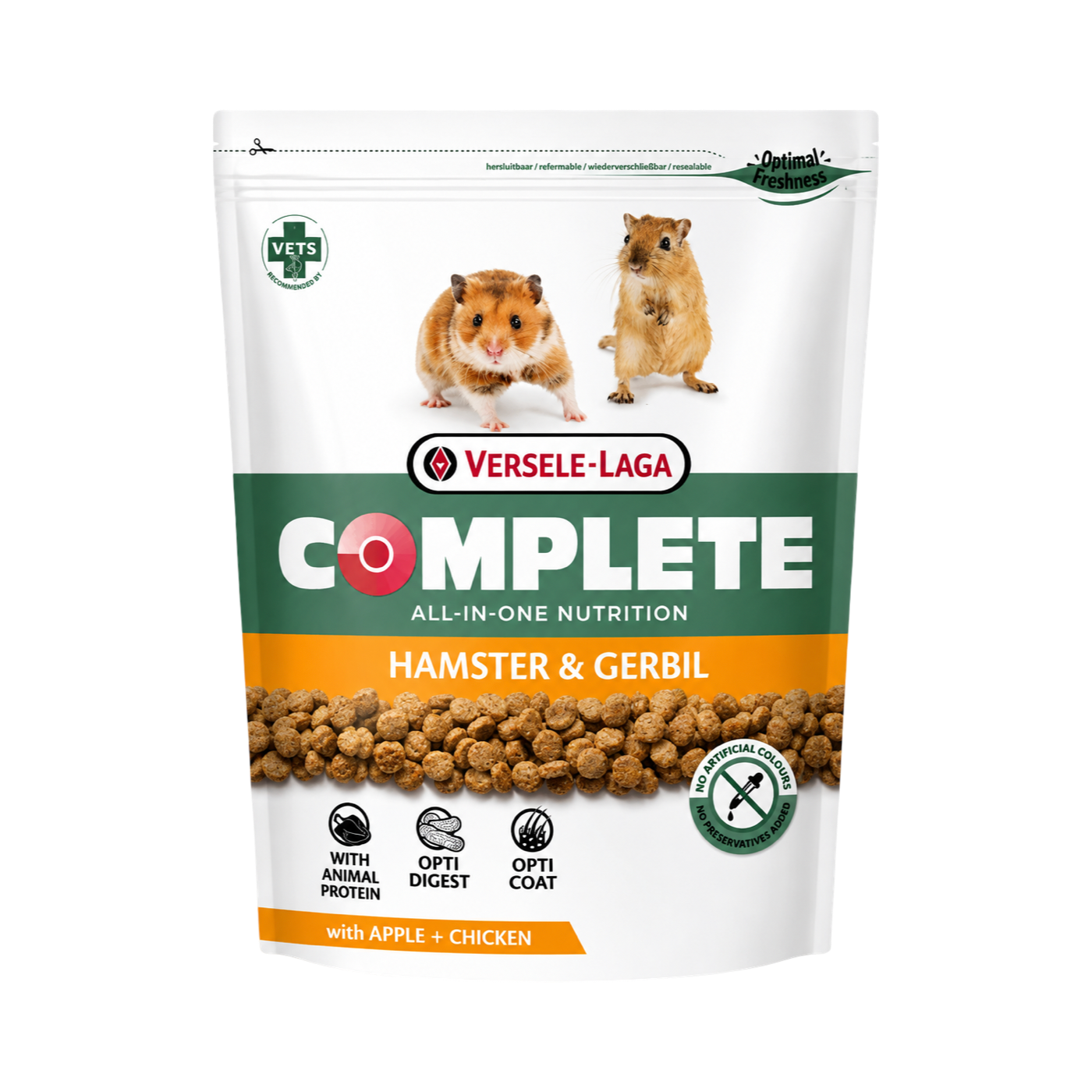 Versele-Laga COMPLETE Hamster & Gerbil - Teljes értékű extrudált eledel (törpe)hörcsögöknek és futóegereknek