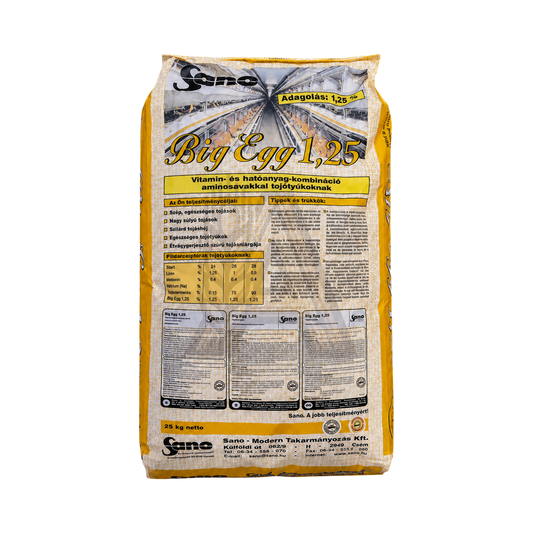 Sano Big Egg 1,25 % - Tojó Premix