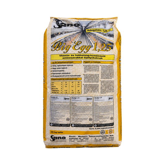 Sano Big Egg 1,25 % - Tojó Premix