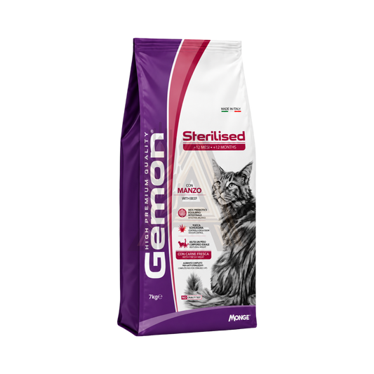 Gemon Adult sterilized- Prémium száraz macskatáp
