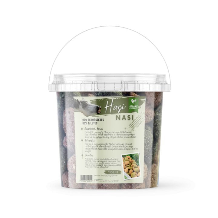 SÜTI NASI - 20% lenmag tartalmú jutalomfalat lovak részére. Amit a kutyák is szívesen fogyasztanak!