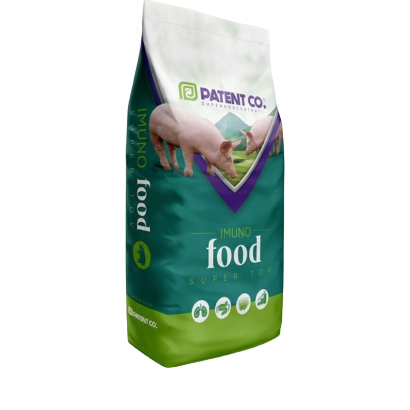 Patent co. IMUNO FOOD- GMO mentes Süldő-hízó koncentrátum