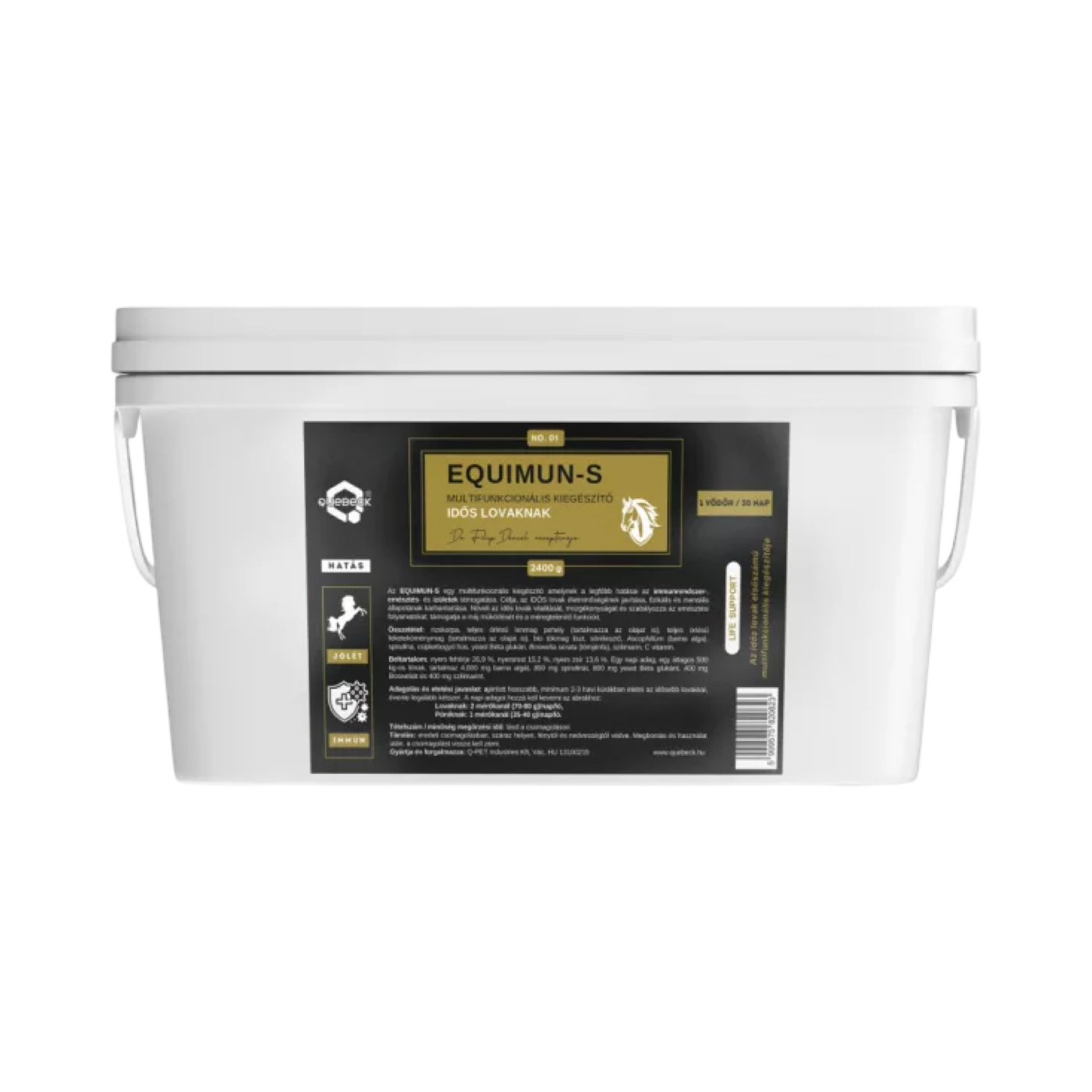 EQUIMUN-S – multifunkcionális kiegészítő idős lovaknak