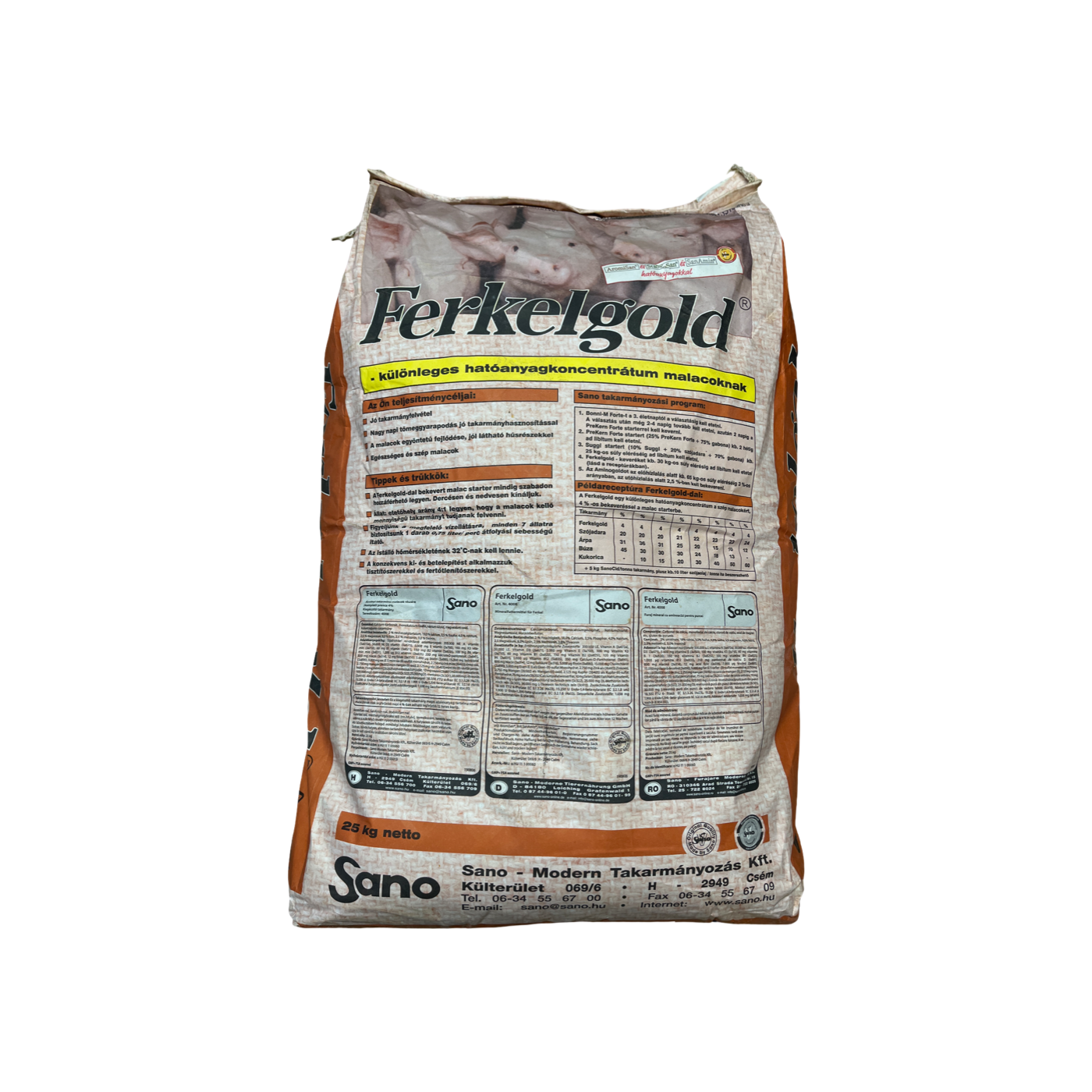 Sano FerkelGold - Különleges hatóanyagkoncentrátum malacoknak