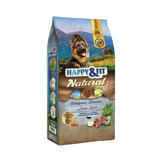 Happy & Fit Natural száraz táp kölyökkutyáknak
