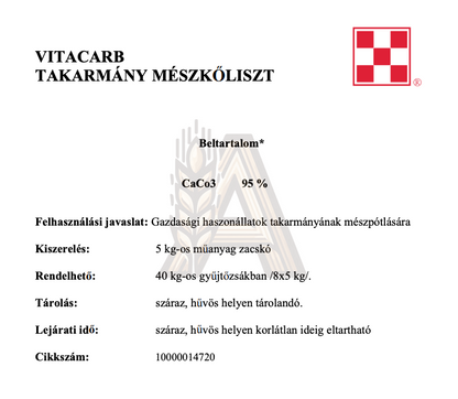 Purina Vitacarb - takarmány mészkőliszt