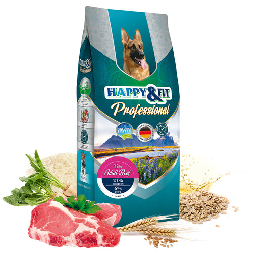 Happy & Fit Professional Basic Adult száraz kutyaeledel